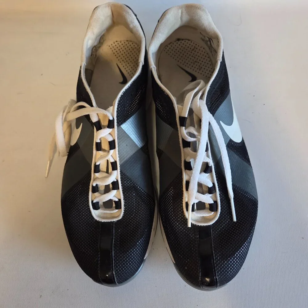 Nike Womens Hyperfuse Lunarlon 483325-001 Black Golf Soft Cleats Shoes Size 8.5 - Picture 7 of 13
